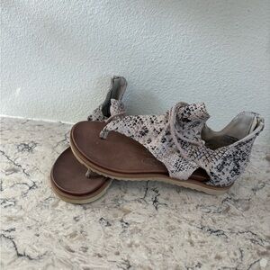 Very G Snake Print Sandals